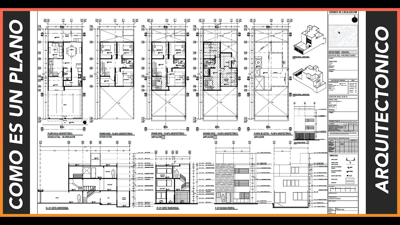 Descubre los elementos clave de un plano arquitectónico Planos