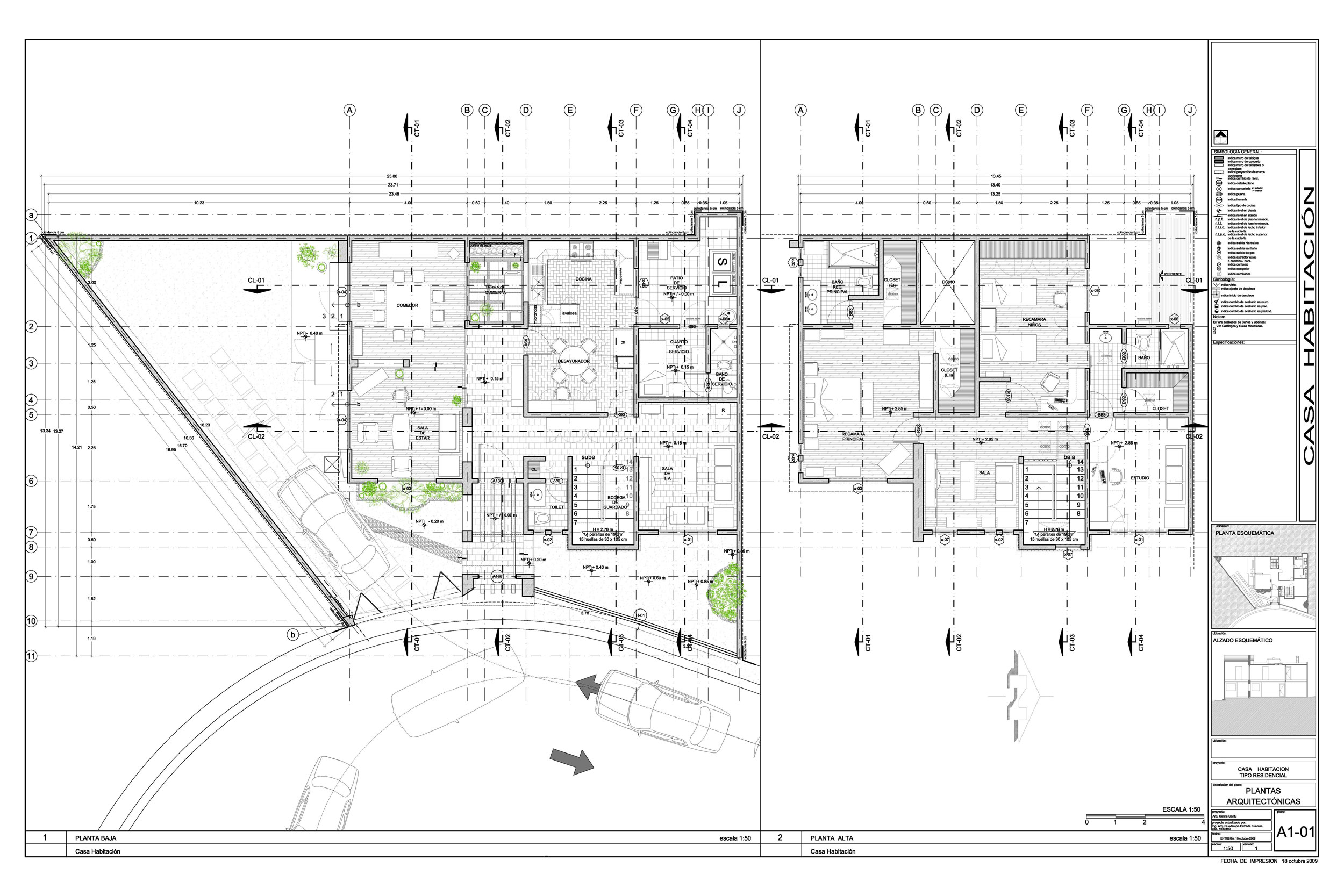 Ejes en planos arquitectónicos cómo manejar la irregularidad Planos