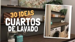 Diseño de cuarto de lavado: plano arquitectónico.