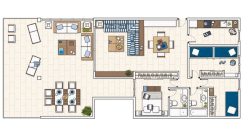 Diseñando la distribución perfecta: Plano arquitectónico de una casa habitación de un nivel.