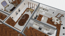 Diseño perfecto para la casa de tus sueños: Planos arquitectónicos para una casa habitación de 2 plantas