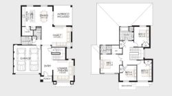 Diseño y distribución: Ideas para planos arquitectónicos de dos pisos