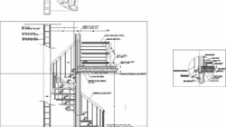 Escaleras en planos arquitectónicos: representación detallada