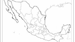 Impresionante   Detalles sobre  Mapa De La Republica Mexicana Con Division Politica Sin Nombres   Exposed