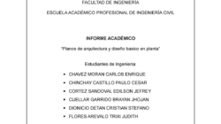 Informe de planos arquitectónicos: todo lo que necesitas saber