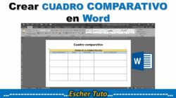 La verdad oculta en Como Hacer Un Cuadro Comparativo En Word  Revealed