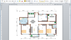 Lo mejor  Técnica para Como Hacer Un Plano De Una Casa En Word