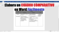 Los fundamentos  de Como Hacer Un Cuadro Comparativo En Word   Lo más posible   Aprovechar   Comienzo Hoy