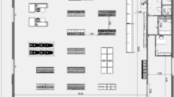 Plano arquitectónico de supermercado: diseña tu tienda perfecta