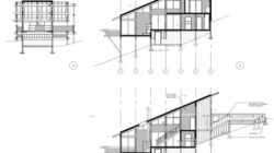 Planos arquitectónicos de casas en desniveles: Diseño único y funcional
