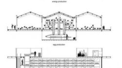 Planos arquitectónicos de granja avícola: diseño eficiente y funcional