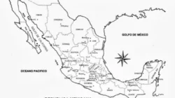 Secreto  Filtrado  a Mapa De La República Mexicana Sin Nombres    Encontrado