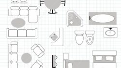 Símbolos de mobiliario en planos arquitectónicos: guía completa